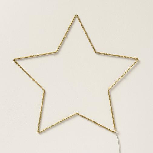 Petite Amélie - Petite Amélie Applique murale enfant | Décoration lumineuse étoile | Or | Éclairage LED blanc chaud pour chambre bébé