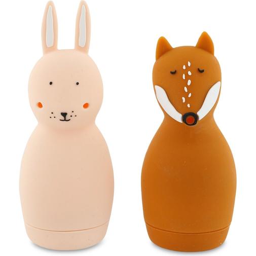 Trixie - Jouets de bain aspergeur Mrs. Rabbit & Mr. Fox (2 pièces)
