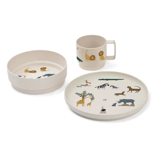 Smallable - Liewood - Set repas Archi - All together/Sandy | Smallable