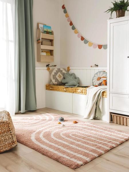 Benuta - Tapis enfant rose 140x200