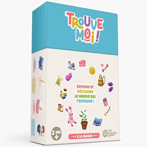 Oh Happy Games - Trouve-Moi ! Jeu de Cartes Éducatif et Ludique Approuvé par Les Parents - Enfants de 2 à 6 Ans - Jeu éducatif, Jeu de société pour Enfants, Jeu Montessori - À la Maison