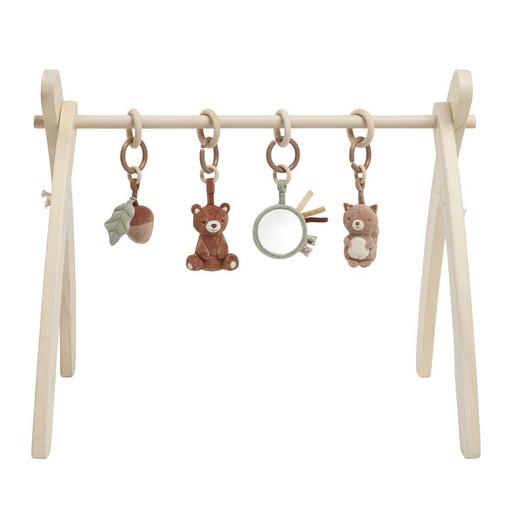Prémaman - Set de 4 jouets à suspendre pour arche d'éveil Roi des Forêts - Multicolore