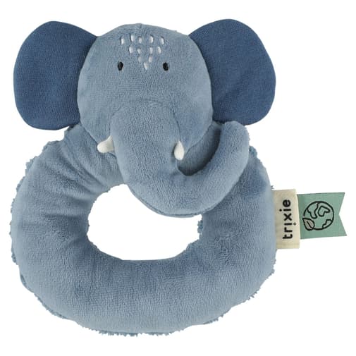 TRIXIE - Hochet rond Mrs. Elephant - Trixie