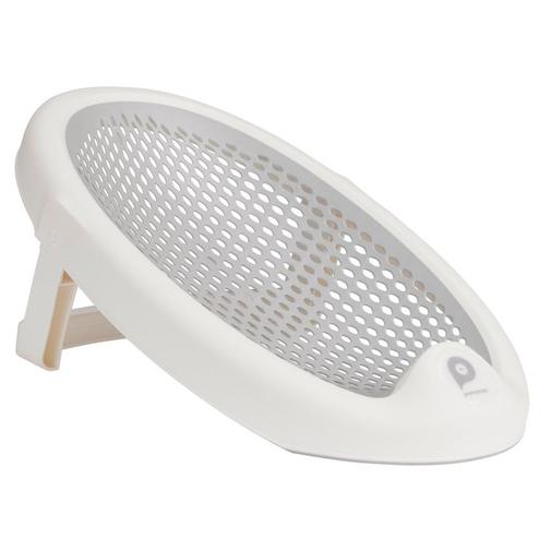 Prémaman - Transat de bain pliable en silicone gris/blanc - Blanc
