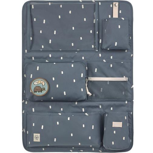 Lassig - Organisateur de voiture Happy Prints bleu nuit