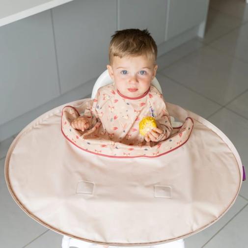 TIDY TOT - Kit bavoir et plateau sable