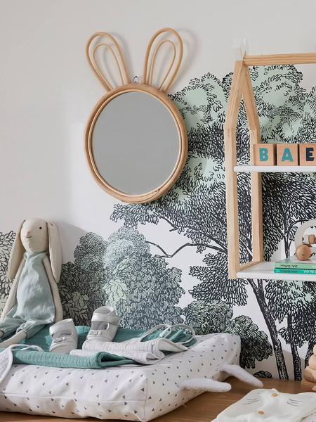 Vertbaudet - Miroir rotin Lapin rotin