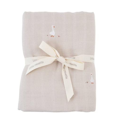 Little Crevette - Maxi Lange Gaze De Coton Bio Oies