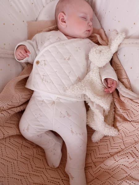 Vertbaudet - Ensemble naissance oies écru - Vertbaudet