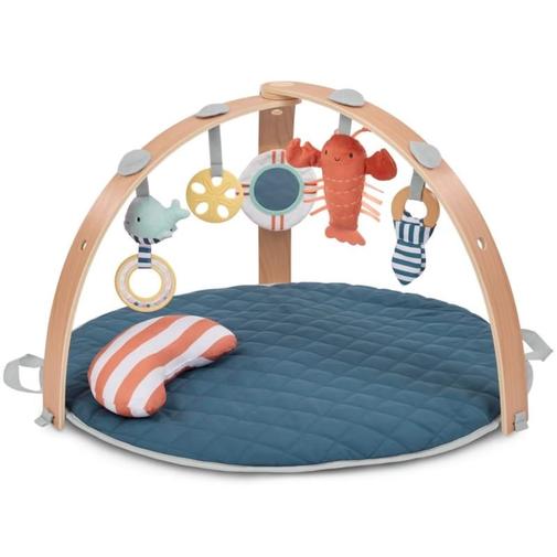 Ingenuity - Tapis d'éveil réversible cozy spot avec arche en bois