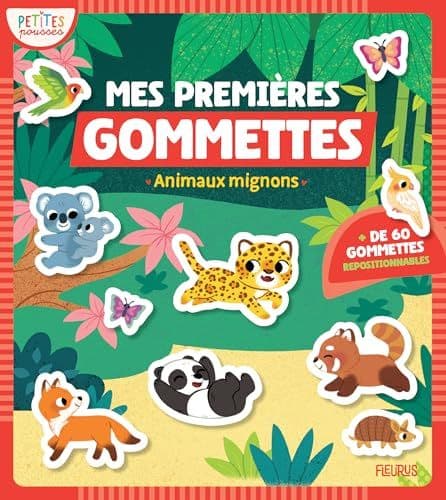 Fabre, Léa - Mes premières gommettes - Animaux mignons