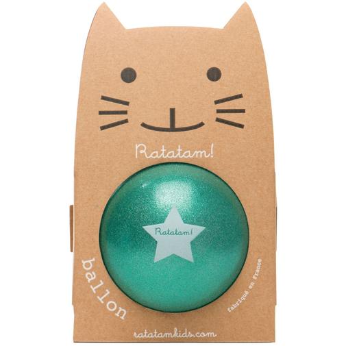 Ratatam - Ballon paillettes Vert (15 cm)
