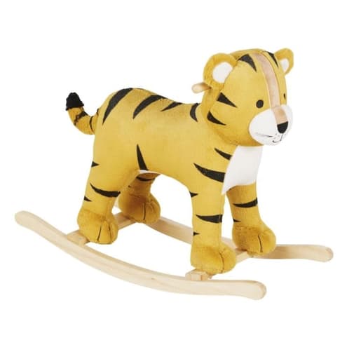 Maisons du Monde - Tigre à bascule noir, blanc et orange