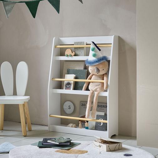 Petite Amélie - Étagère à livres murale en mdf blanc