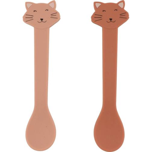 Trixie - Lot de 2 cuillères silicone Mrs. Cat