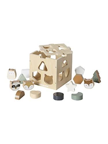 VERTBAUDET - VERTBAUDET Boîte des Animaux à encastrer Green Forest en Bois FSC® Multicolore TU