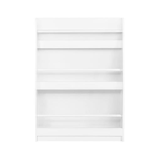 SoBuy - Bibliothèque enfant avec 3 étagères effect bois blanc