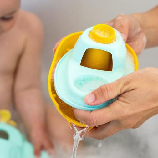 Le Jouet Simple - Jouet de bain made in france en matière recyclée bateau de mr renard