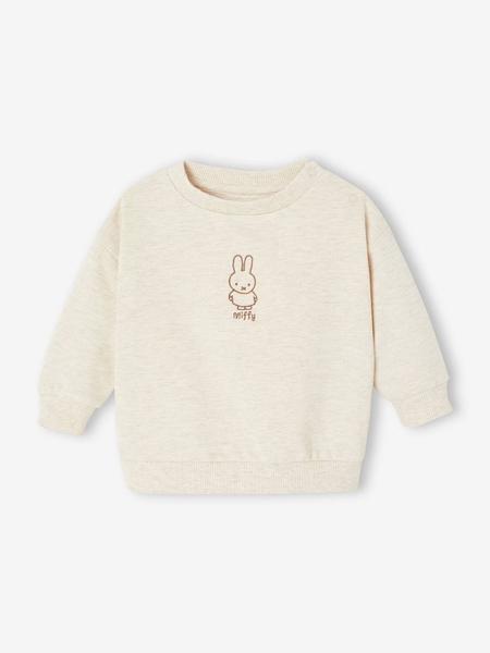 Miffy - Sweat bébé mixte Miffy beige chiné