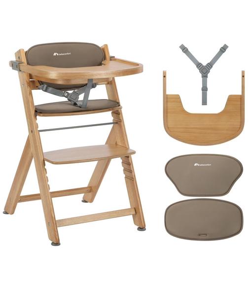 Bébé Confort - Chaise Haute Bébé En Bois Avec Coussin Timba Natural (wood)