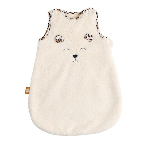 Sauthon - Gigoteuse bébé naissance hiver en sherpa et détails léopard