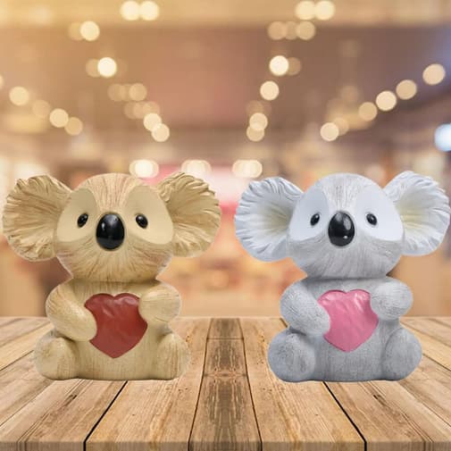 aliexpress. - Tirelire en forme de Koala, décoration de maison, Collection nouveauté, ornement en résine, tirelire pour salle à manger, meuble TV intérieur, étagère de vacances - AliExpress 15