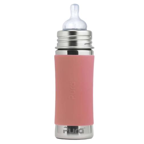 Pura - Biberon En Inox 325 Ml Rose