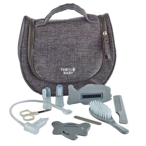 Thermobaby - Trousse De Soin Bebe Avec Accessoires Gris