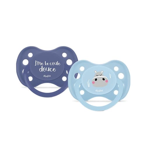 Dodie - Lot de 2 sucettes anatomiques fantaisies 6M+
