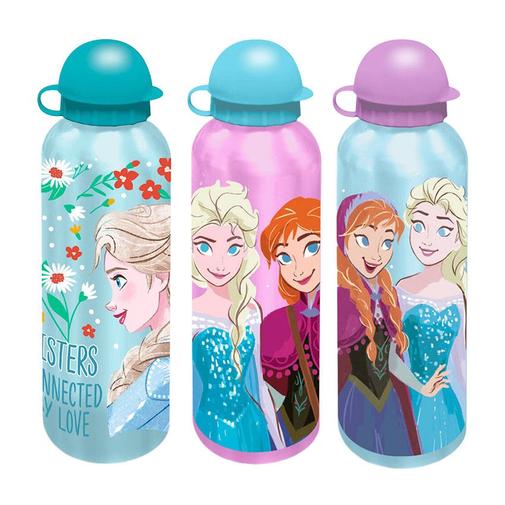 KIDS LICENSING - Gourde alu 500ml Reine des neiges Ass. - Bleu