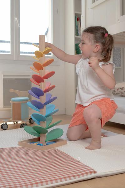 Mervei - Arbre musical en bois - Arbre montessori 73cm