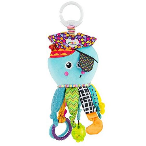 Lamaze - Hochet 1er âge Clip&Go - Capitaine Calamar - Multicolore