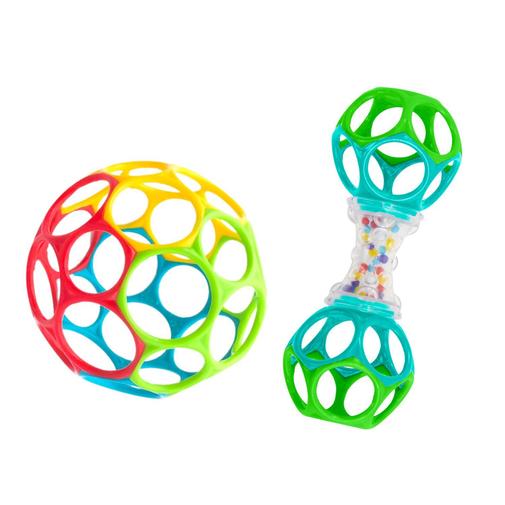 Oball - Set hochet shaker et balle hochet souple