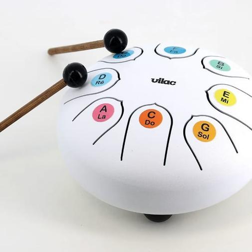 Vilac - Tongue drum tambour en métal pour enfant Vilac