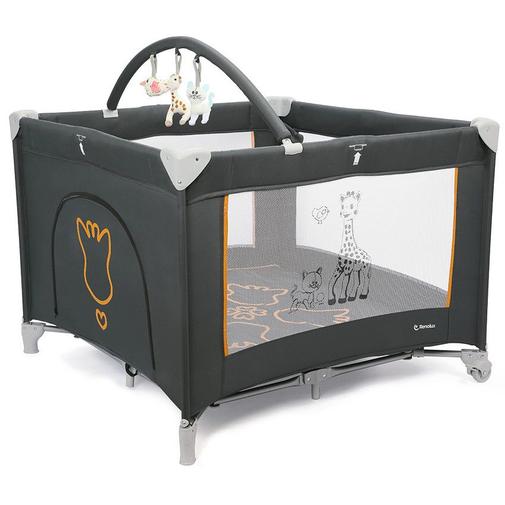 Renolux - Parc filet Prism Sophie la Girafe - Sunrise - Gris foncé