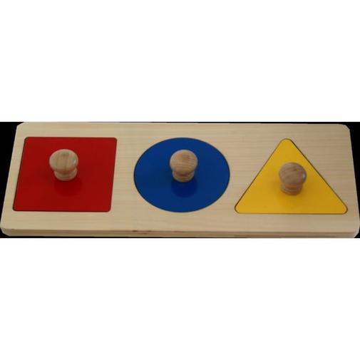 Mamontessoribox - Mamontessoribox puzzle 3 formes geo.
