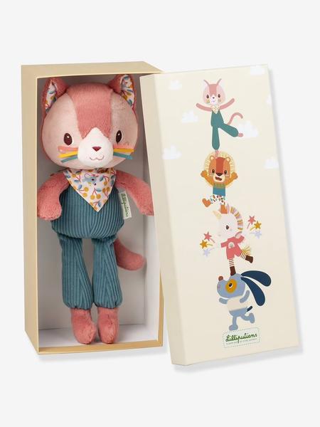 Lilliputien - Peluche câline et sa boite cadeau S rose