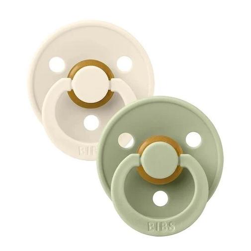 Bibs - Lot 2 sucettes Colour anatomiques