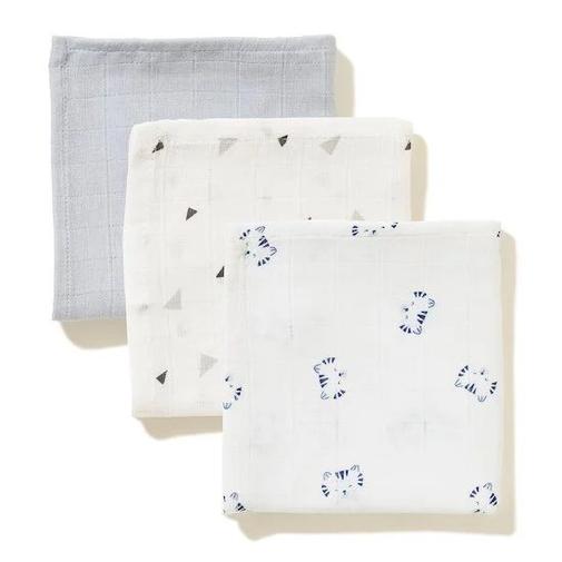 P'tit bisou - Lot 3 Langes Coton Bio