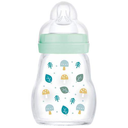 Mam - Biberon verre 170 ml Pattern fruit menthe - Tétine Débit 1