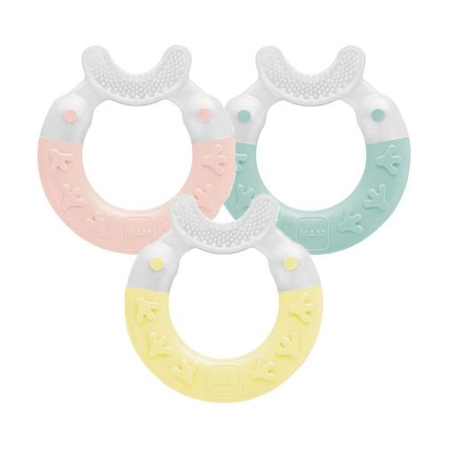 Mam - Anneau de dentition nettoyant Croc'brosse - Coloris aléatoire - Multicolore