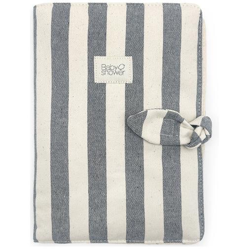 Babyshower - Protège carnet de santé Knot Navy Jean