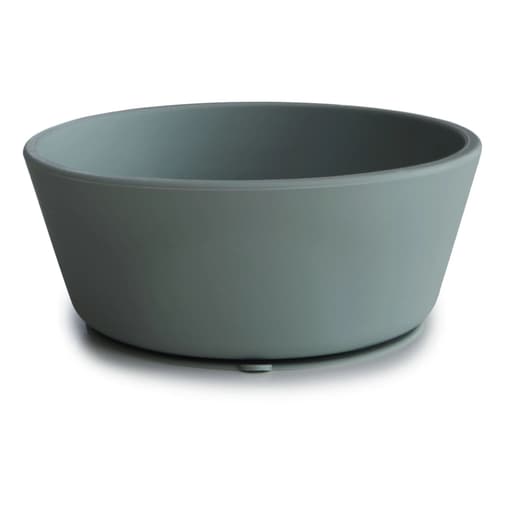 Smallable - Mushie - Bol en silicone - Vert sapin | Smallable