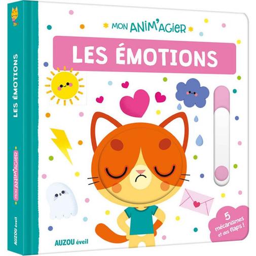 Auzou Editions - Livre Mon anim'agier Les émotions