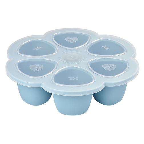 Béaba - Multiportions Silicone 6 x 150 ml - Blue