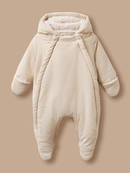 Cyrillus - Combi-pilote en velours Bébé