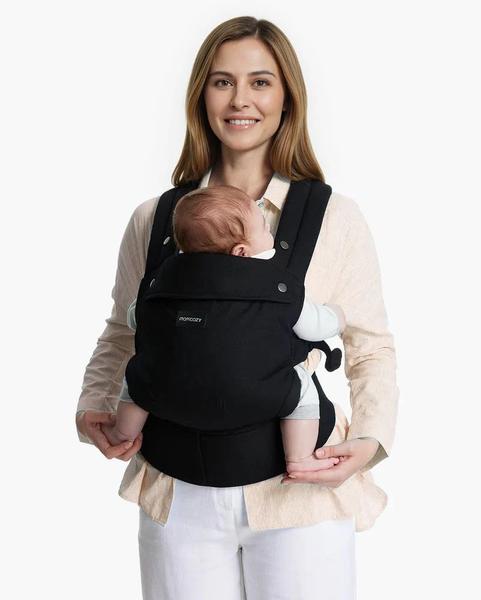 Momcozy - Pack Déplacements : Porte-bébé PureHug + Sac isotherme pour lait maternel + Chauffe-biberon