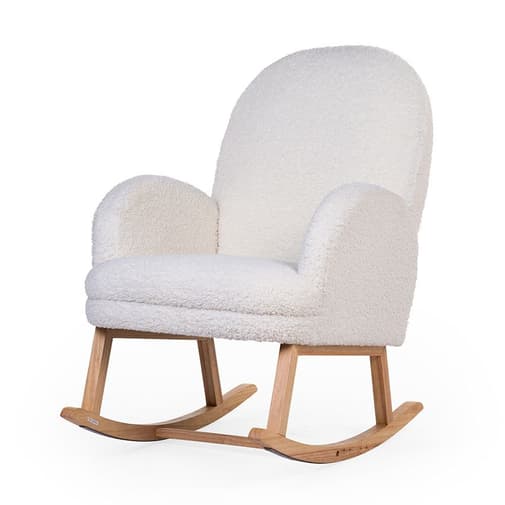 Childhome - Fauteuil à bascule pour adulte Teddy - Ecru