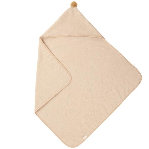 Nobodinoz - Cape de bain bébé So Cute Latte (73 x 73 cm)