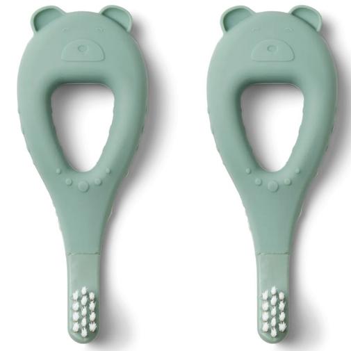 Liewood - Lot de 2 brosses à dent Janelle peppermint